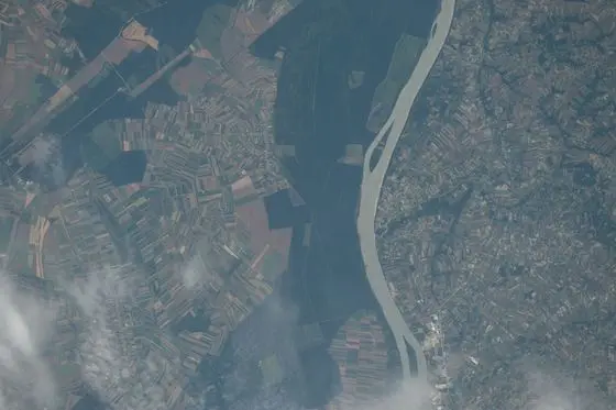 ISS048-E-12696 - View of Serbia