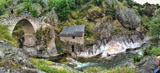 Movie Bridge in village Zovik