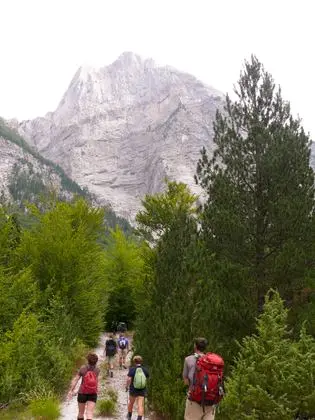 Mount Arapit from Thethi