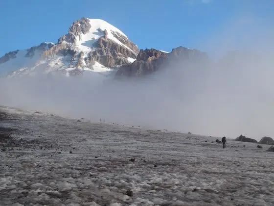 Kazbeg and Gergeti Glacier - panoramio