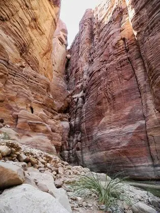 16 Wadi Numeira Siq Trail - Impressive Rock Formations - panoramio