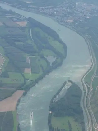 Kreis Mainz-Bingen - River Rhine Scenery - geo.hlipp.de - 27620