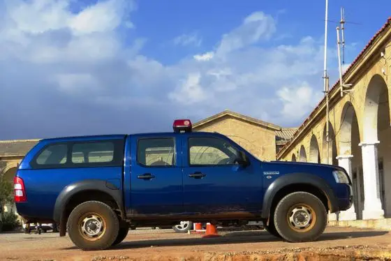 Police car Northern Cyprus (occupied by Turks) 01