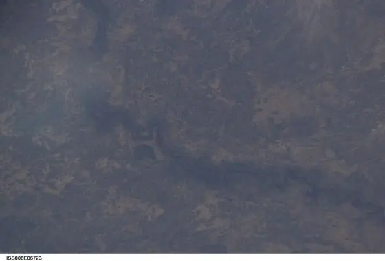 ISS008-E-6723 - View of Kazakhstan