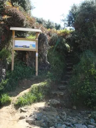 Camino de Santiago por la playa de Helgueras