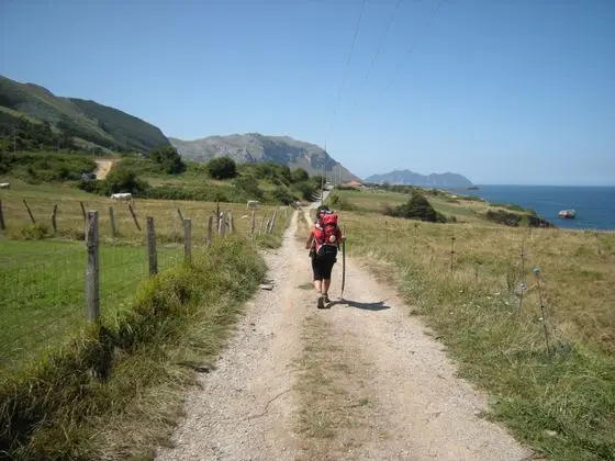 Camino del Norte entre Cerdigo e Islares