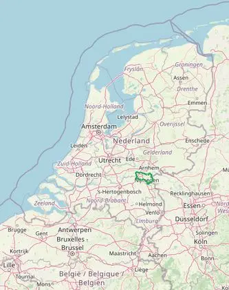 Streekpad Nijmegen sketch map