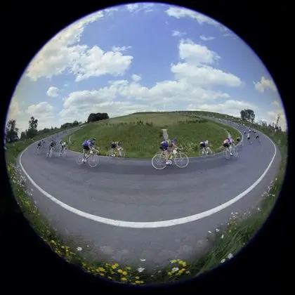 RIAN archive 823764 Road bicycle racing, Krylatskoye cycling track