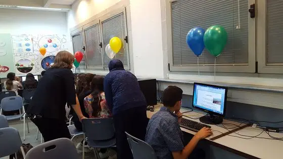 Editing workshop in a school in Tamra