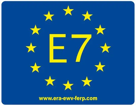 E 7 sign