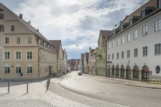 Babenhausen (Swabia) Stadtgasse view down