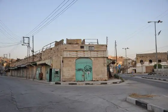 Deserted IDF controlled Hebron