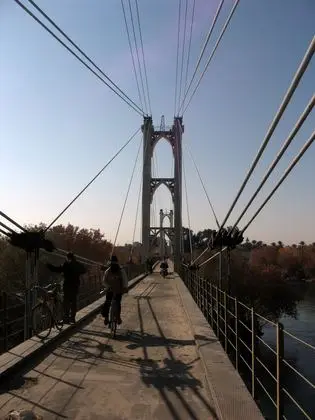 The French bridge on Eufratis river in Deir ar zor, 2007 Syria