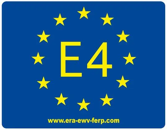E 4 sign