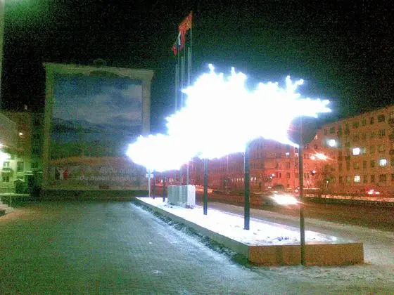 Photodiode trees in Norilsk