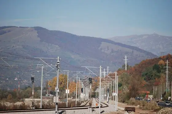 RO PH Ploiesti-Brasov railway near Breaza