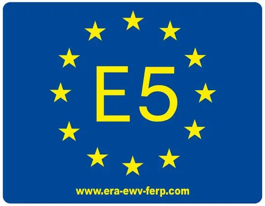 E 5 sign