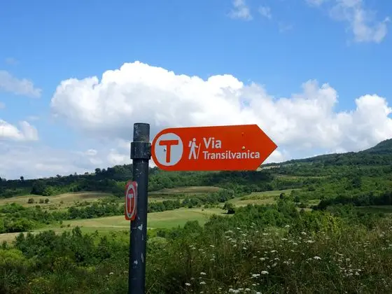 Via Transilvanica marking