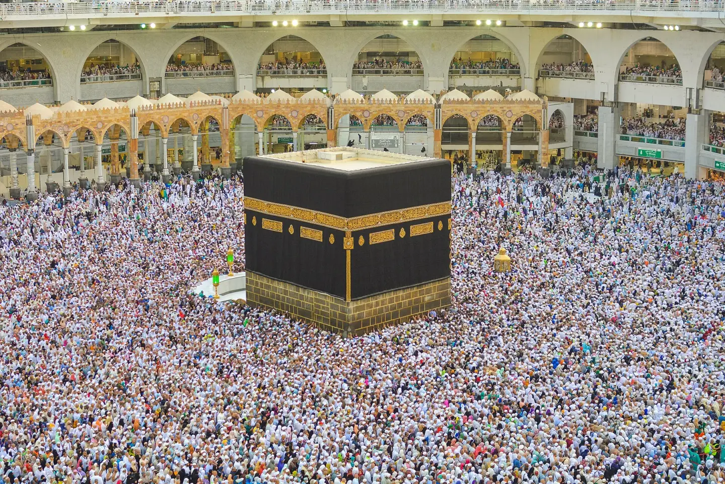 Mekke’de Mescid-i Haram ve Kâbe; 2018 hac döneminden arşiv fotoğrafı
