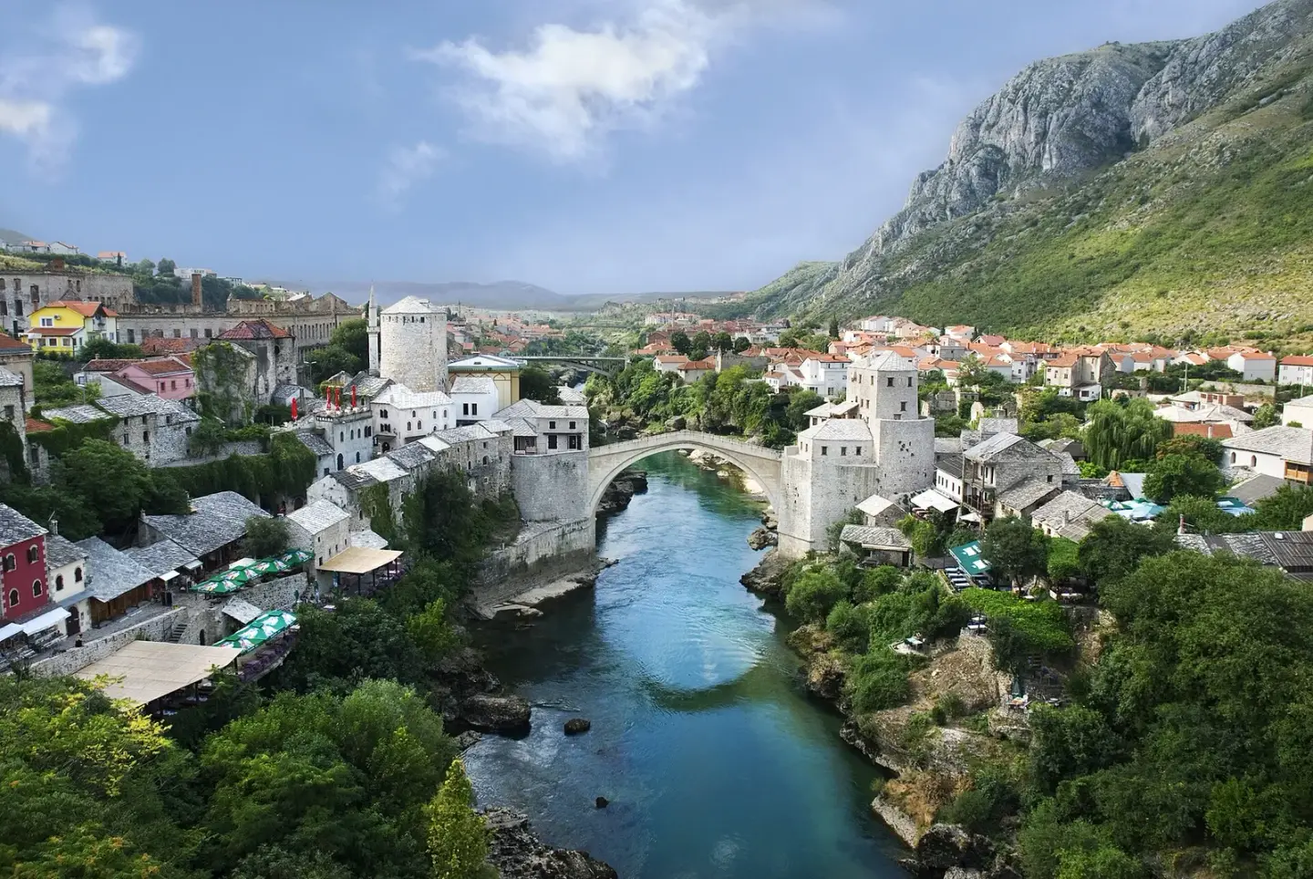 Mostar’da Stari Most ve eski kent